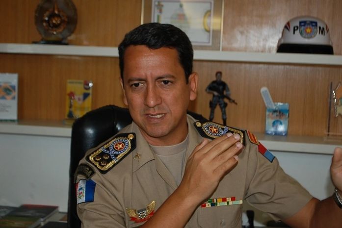 Comandante da PM Luciano Silva