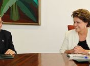 Téo em encontro com a presidente Dilma