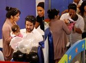 Giovanna Antonelli e Murilo Benício comemoram o aniversário do filho