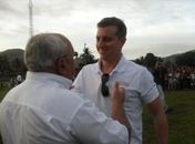 Tanque D’Árca recebe a visita do apresentador Luciano Huck