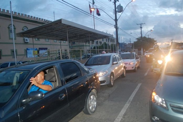 Carreata seguiu pelas ruas do Centro