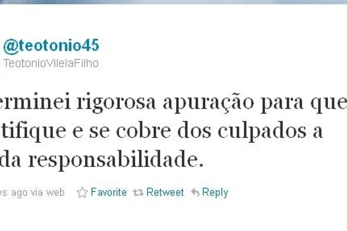 Governador determinou apuração rigorosa