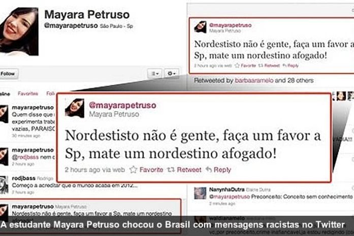 Processada estudante que ofendeu nordestinos no Twitter