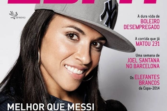 Alagoana Marta é capa de revista nacional de esportes