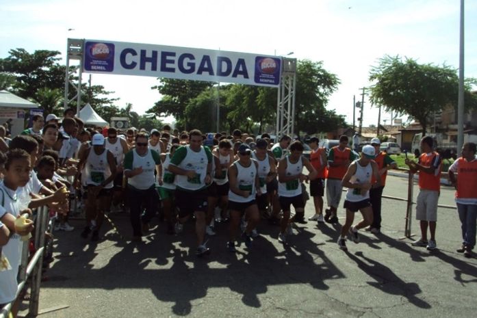 Largada para a corrida
