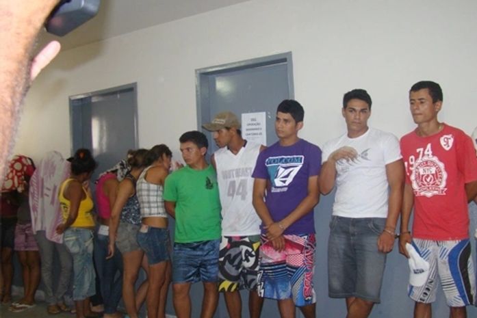 Presos durante a operação