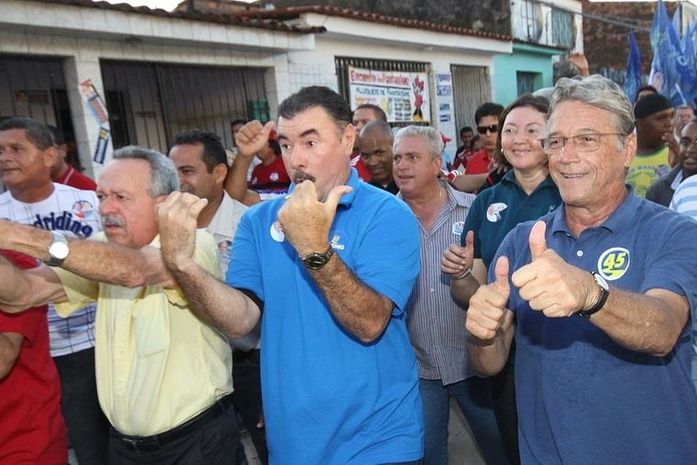 Cícero Almeida, Teotonio Vilela e Benedito de Lira 