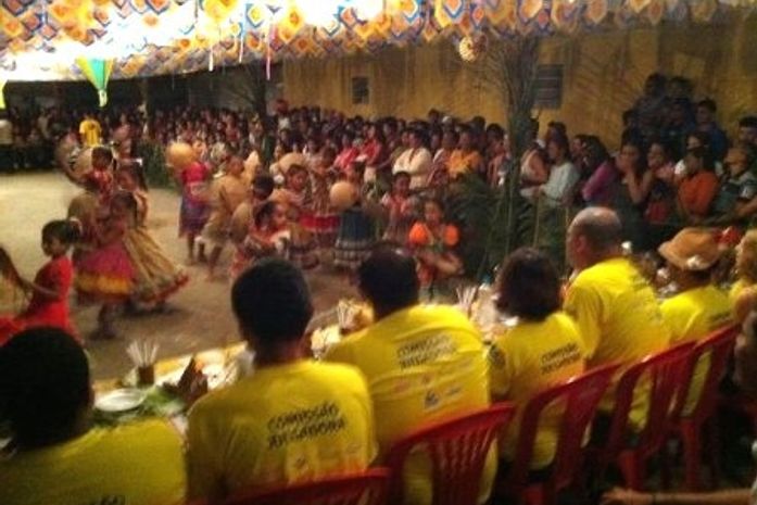 A festa na comunidade