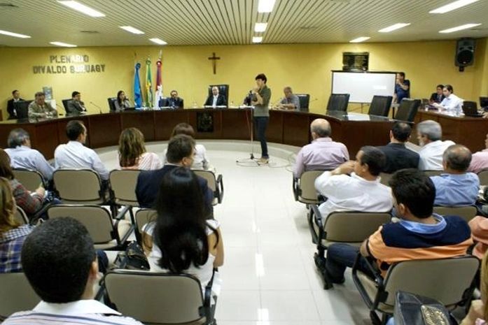 Reunião dos representantes municipais com o Colegiado do TC, para debater sobre o SICAP