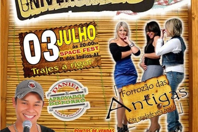 Vem aí o Arraiá Universitário do Rasga Real com Forrozão das Antigas