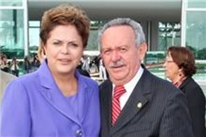 Dilma e Benedito de Lira