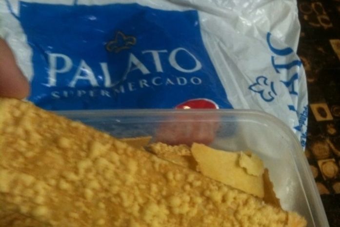 Pão folha do palato (clone de pizza branca delícia)