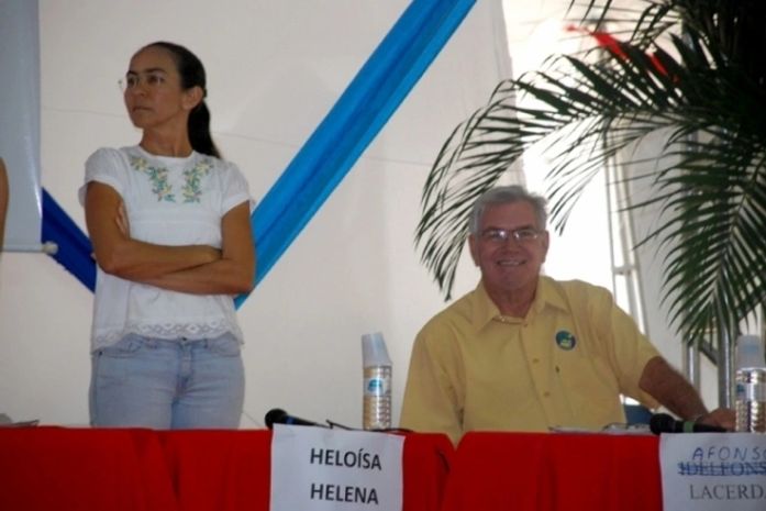 Heloisa Helena e Afonso Lacerda em debate na Ufal