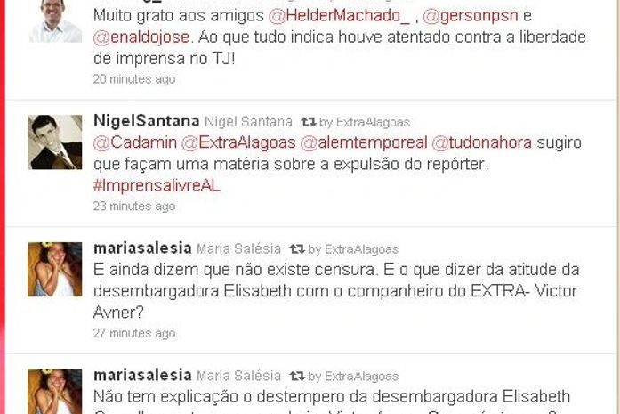 Desembargadora expulsa estudante de jornalismo de sessão do Pleno do TJ