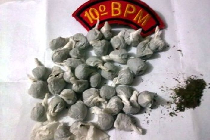 Material encontrado na residência denunciada