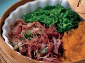 Arrumadinho: Carne-Seca, Couve e Purê de Abóbora: mistura que dá certo