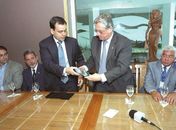 Pedro Miranda(Itacaré Paterns) e o governador Teotonio Vilela