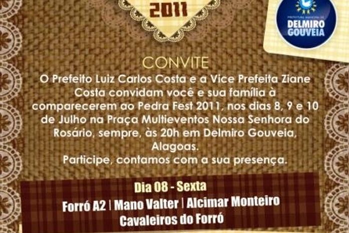 Pedra Fest 2011: São João fora de época será em julho