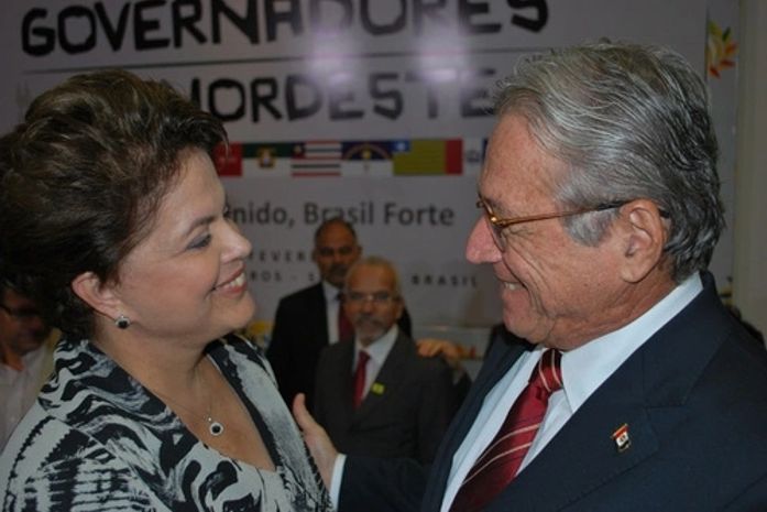 Teotonio Vilela e Dilma