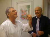 Governador recebe visita de José Serra no Hospital Sírio Libanês