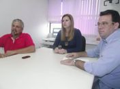 Mario Agara, Cecília Carnaúba e Alexandre Fleming 