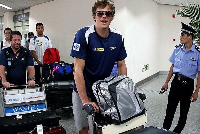 César Cielo chega à China