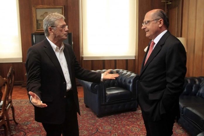 Teotonio Vilela e Geraldo Alckmin