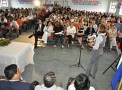 Entidades participam de ato em apoio à promotora Amélia Campelo