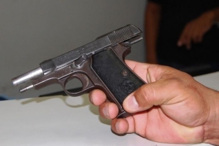 Pistola encontrada