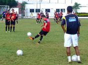 Meninos do Corinthians pronto para enfrentar o Penedense