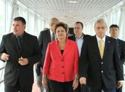 Cícero Almeida(PP), Dilma Rouseff (PT) e Teotonio Vilela Filho (PSDB)