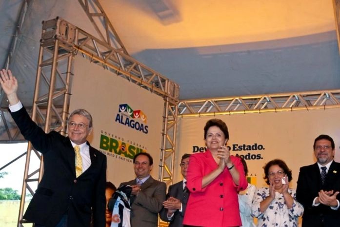 Governador Teotonio Vilela e Dilma Rouseff