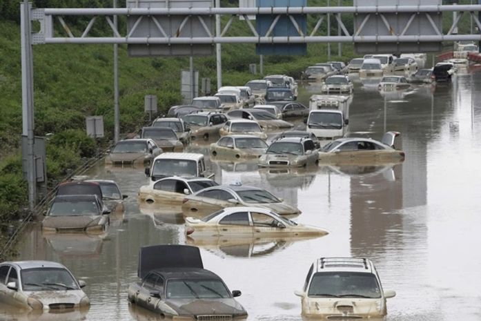 Tempestades deixam 53 mortos ou desaparecidos na Coreia do Sul