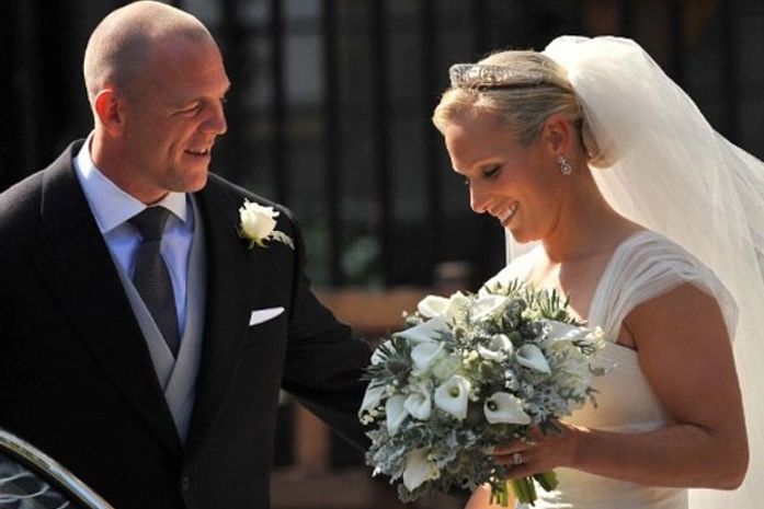 Neta da rainha Elizabeth casa-se com jogador de rúgbi no Reino Unido