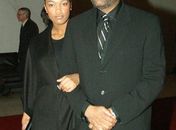 Laurence Fishburne e a filha 