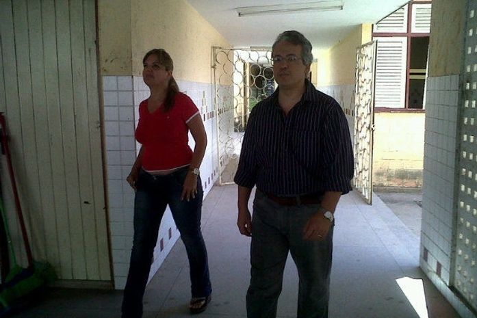 Soares foi até escola em Campo Alegre