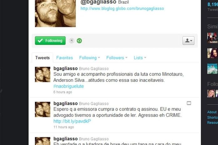 Bruno Gagliasso sai em defesa do irmão: 'Agressão é crime'