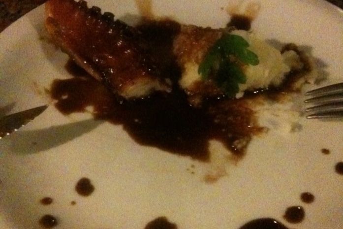 Espetinho de polvo do Akuaba (mais um orgasmo gastronômico)