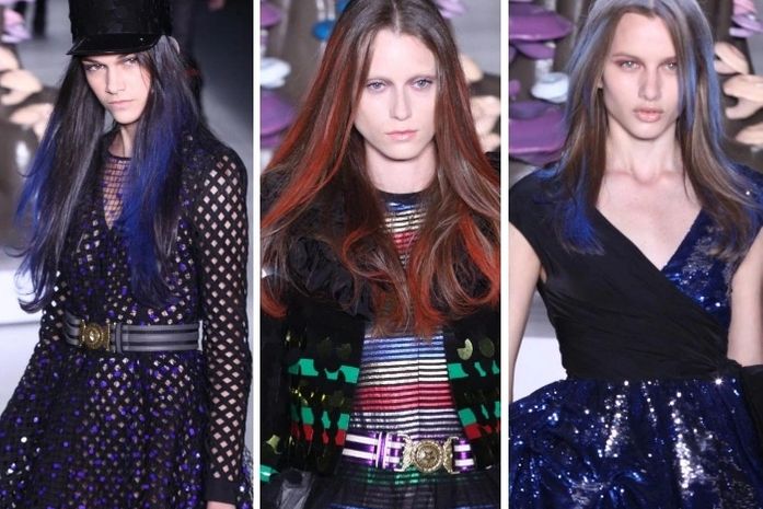 Cabelos e mechas coloridos estão em alta
