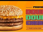 Coma dois Double Cheddar do Bob's e só pague por um!