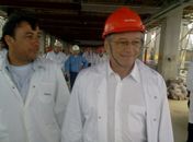 Prefeito Cristiano Mateus e o governador Teo Vilela