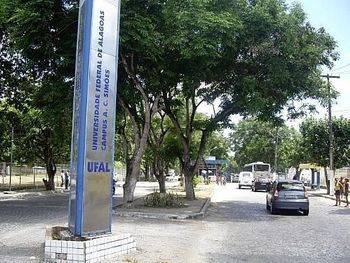 Entrada do Campus da Ufal 