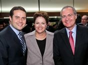 Renan e Renanzinho participaram do jantar com a presidente Dilma 