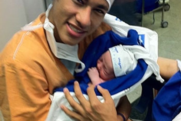 Neymar e seu filho