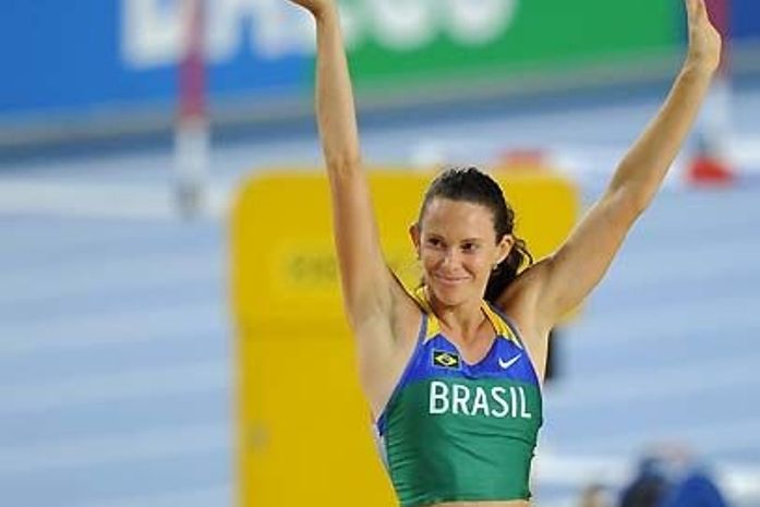 Fabiana Murer conquistou o ouro no mundial.