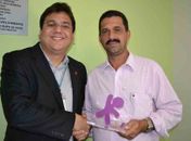 Prefeito recebe visita de representantes da operadora Vivo