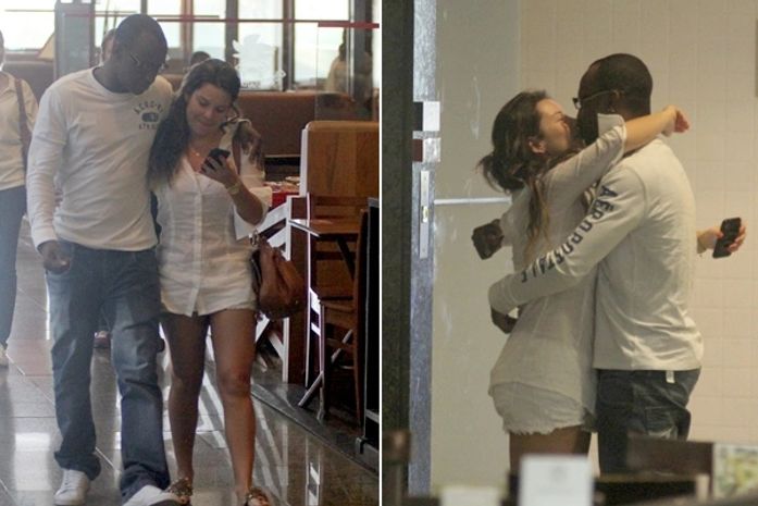 Fernanda Souza e Thiaguinho em clima de louca paixão