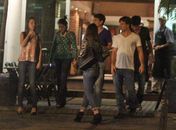 Sthefany Brito e Kayky Brito jantam acompanhados no Rio