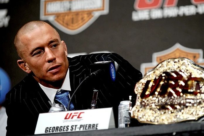 George Saint Pierre ficou irritado com a ausência do seu agora ex-oponente.