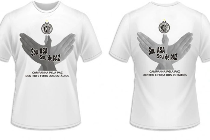 Jogadores do ASA usarão camisas de movimento pela paz